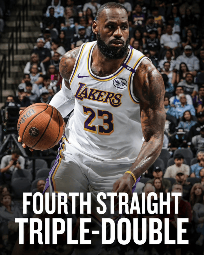 湖人客场大胜马刺,詹姆斯三双表现惊艳 湖人客场大胜马刺,詹姆斯三双表现惊艳